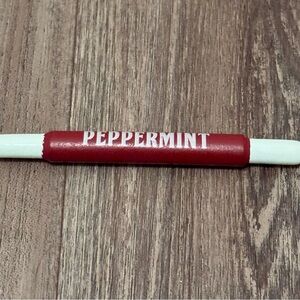 Small rolling pin for tiered trays, peppermint Christmas (rolling pin only)